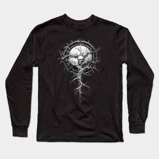 Tree Of Woe, Circle Of Thorns, skull Long Sleeve T-Shirt